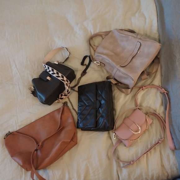 5 Vegan Leather Purse Bundle - Picture 1 of 16